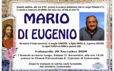 Lutto Di Eugenio Mario