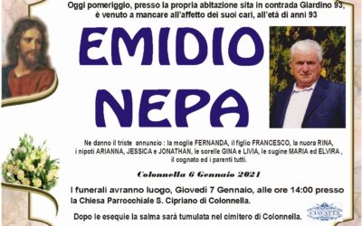 Lutto Nepa Emidio