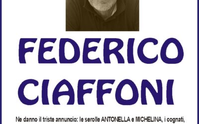 Lutto Ciaffoni Federico