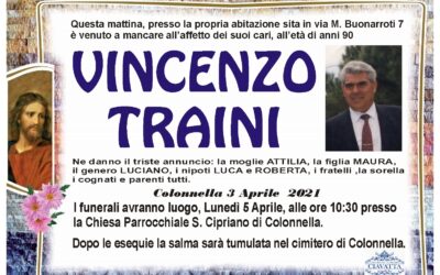 Lutto Traini Vincenzo