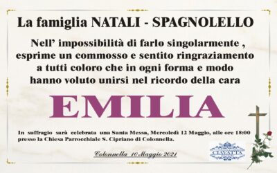 Ringraziamento famiglia Natali