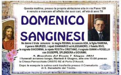 Lutto Sanginesi Domenico