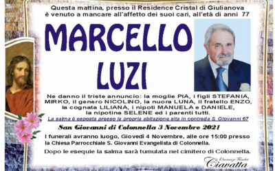Lutto Luzi Marcello