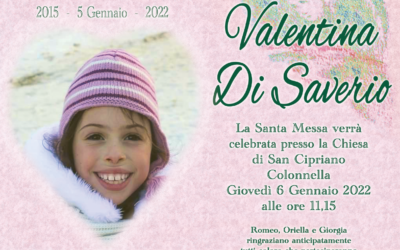 7° Anniversario Di Saverio Valentina