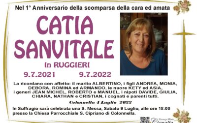 ANNIVERSARIO SANVITALE CATIA